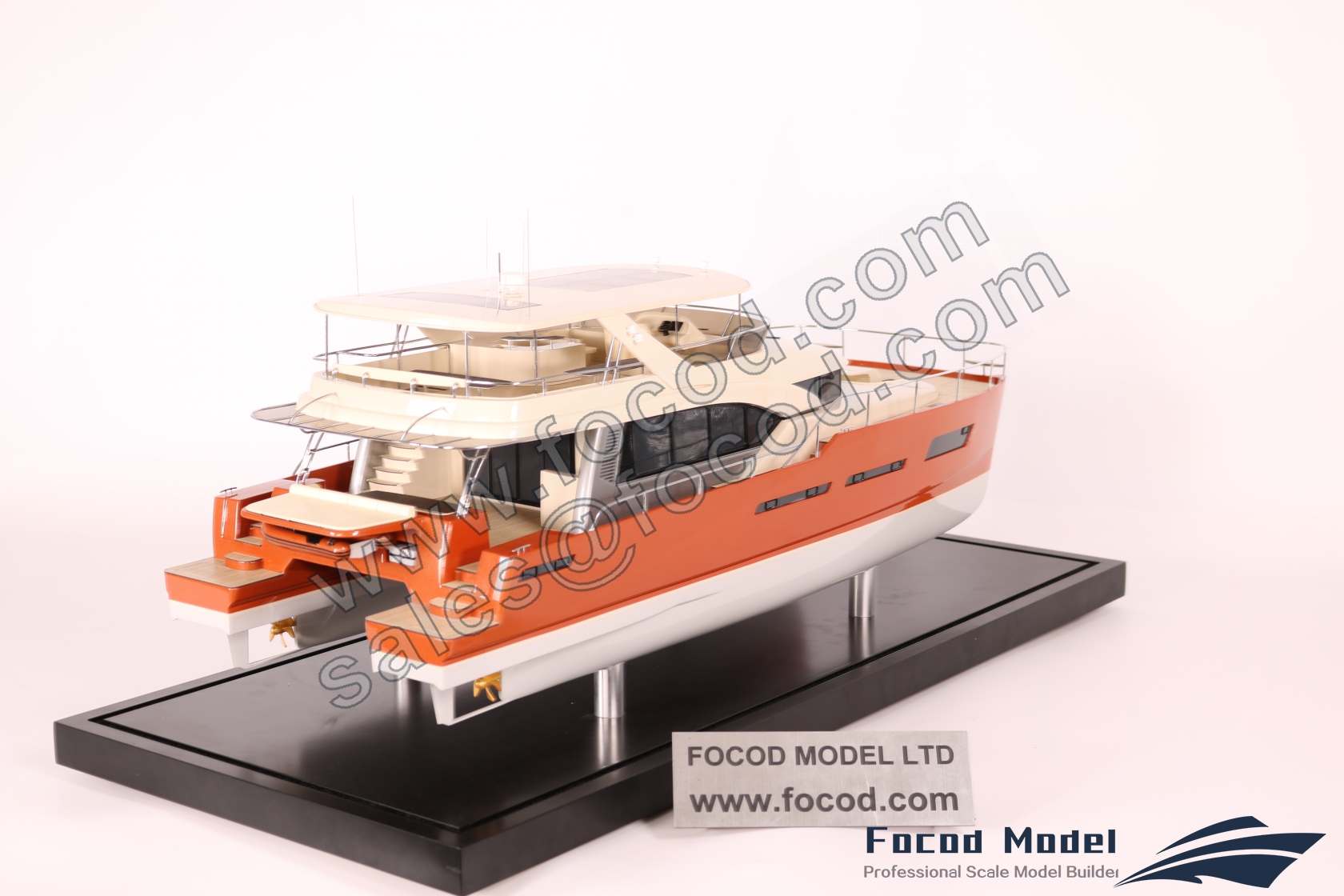customized model of 21.3M catamaran yacht